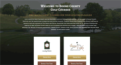 Desktop Screenshot of boonecountygolf.com