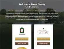 Tablet Screenshot of boonecountygolf.com